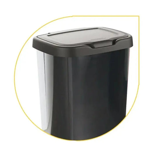 Papelera con pedal Jive negro 20 L