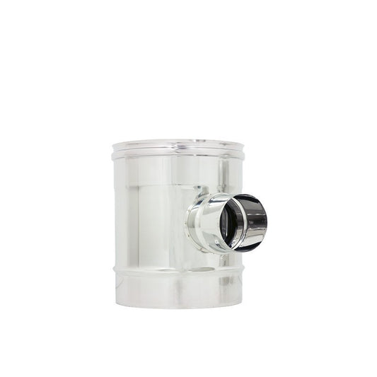 Raccordo INOX 304 a T 90° Rid. mm 80"M"