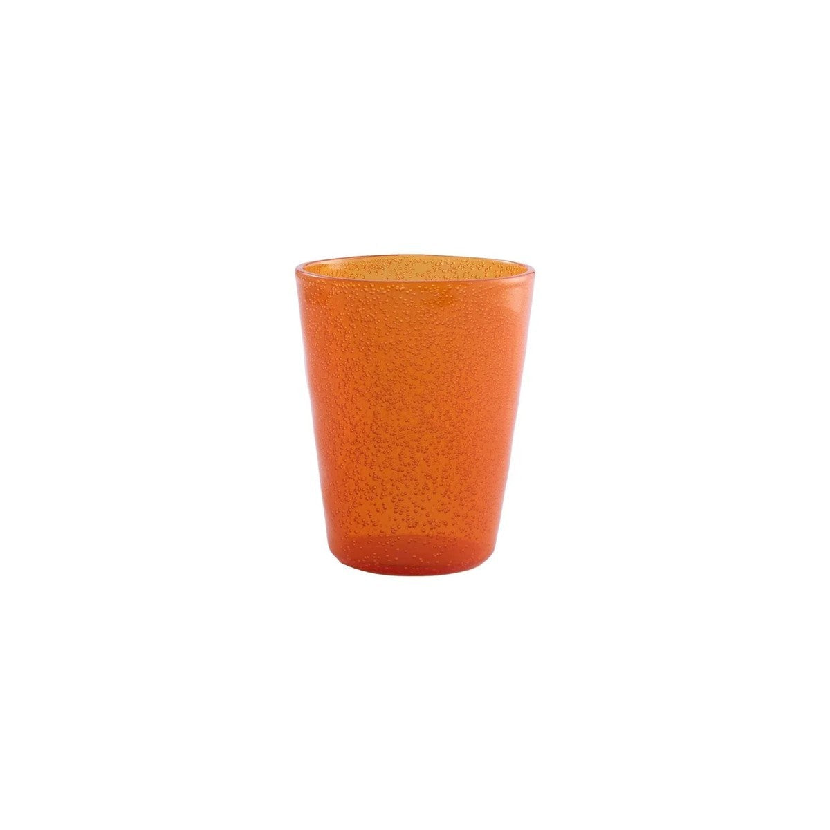 Orangefarbenes Memento Synth-Wasserglas aus Methacrylat, 0,33 l