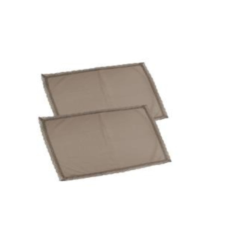 Set 2 tovagliette rettangolari Amelie tortora cm33x45