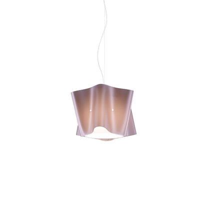 Sospensione Pink Metal in Metallo Cromato Cm. 25 x 25h