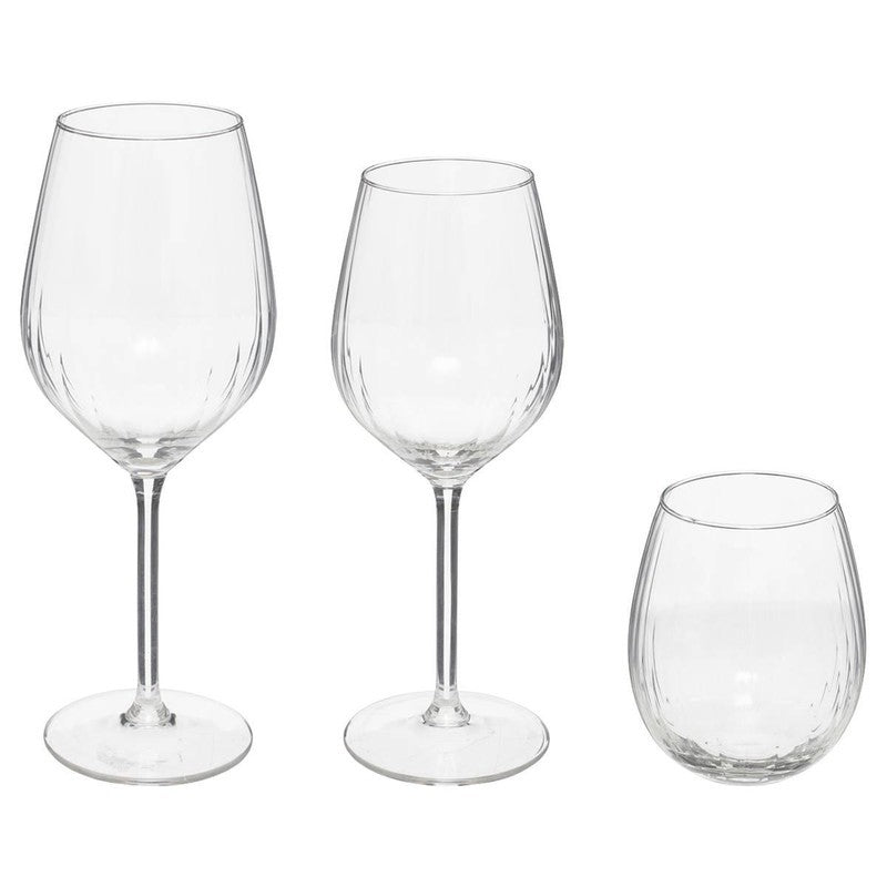 Volta 12-piece glass set