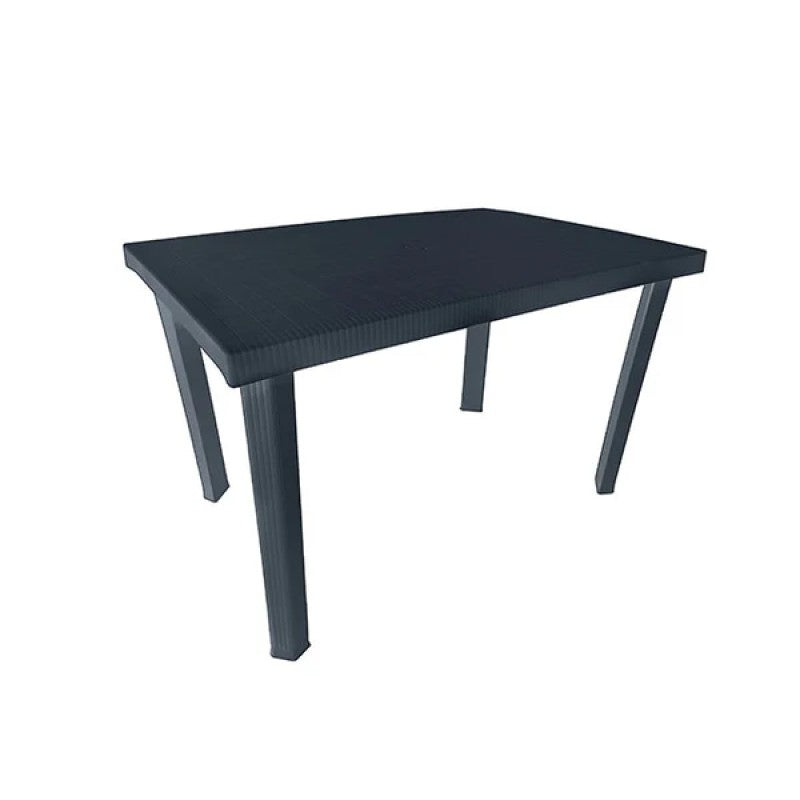 Tavolo da giardino Calaf antracite cm 79x117x72h