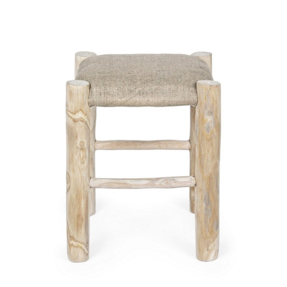 Sgabello Sarika cm 35x35x45h