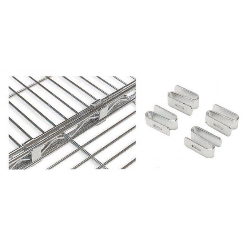 Set 4 raccordi piano cromo cm 3,5x2