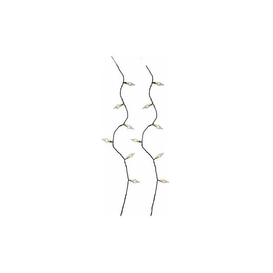 Ghirlanda luminosa vintage 11.2 m con 120 LED bianco caldo