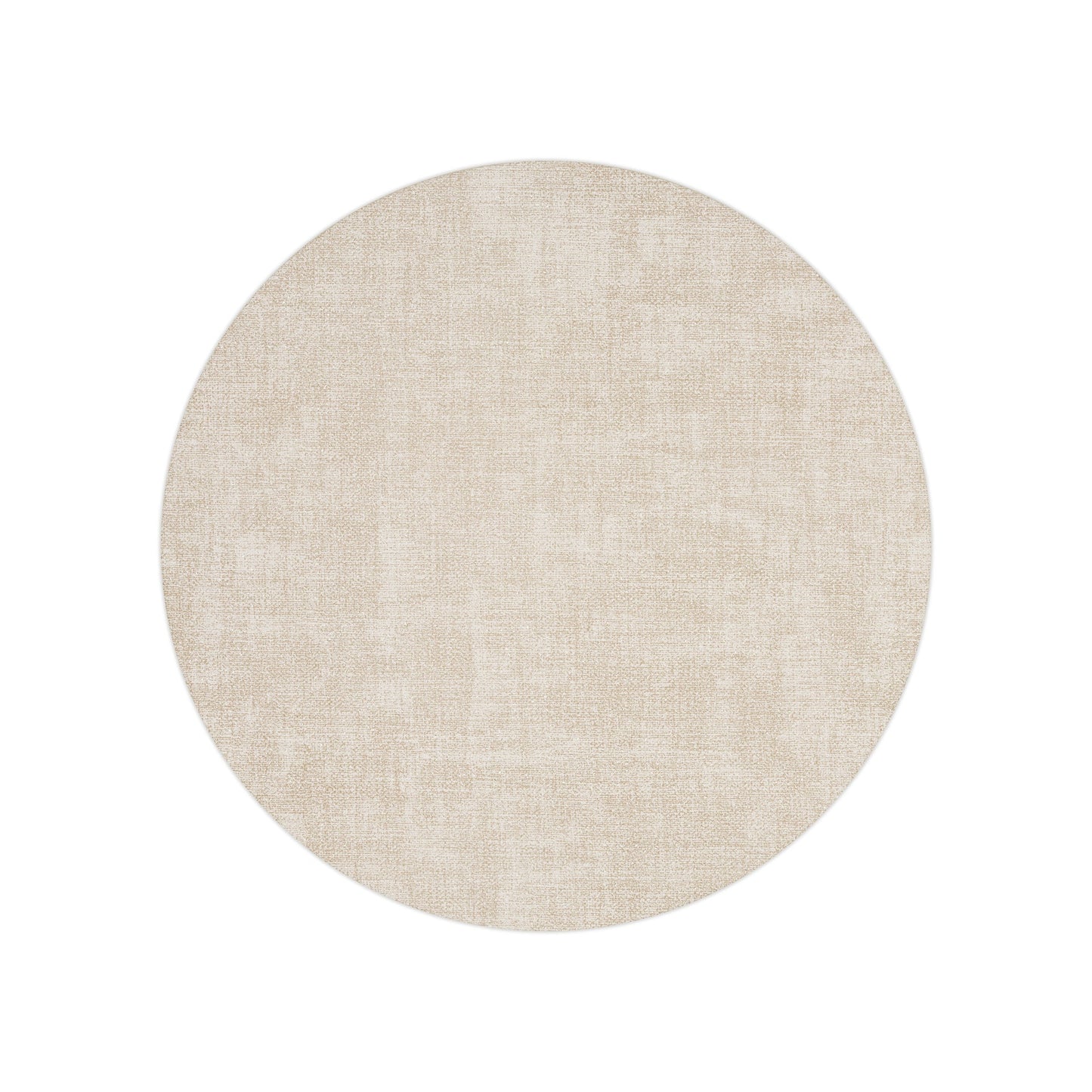 Tovaglietta tonda double face  Ø38 cm bianco latte