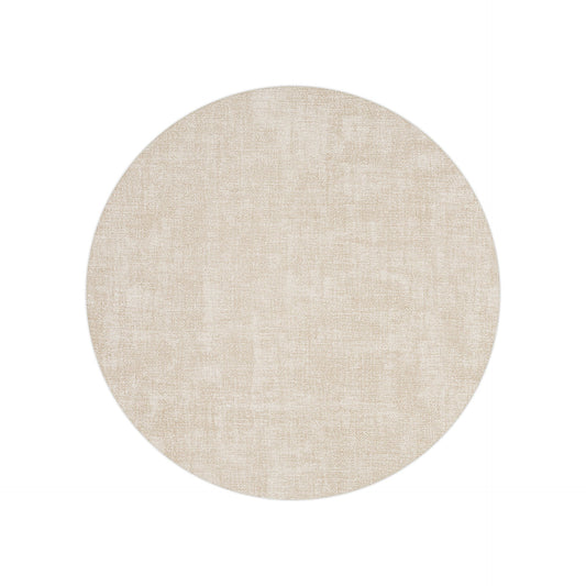 Tovaglietta tonda double face  Ø38 cm bianco latte