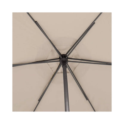 Ombrellone Soya rotondo 2.7 m in poliestere wheat
