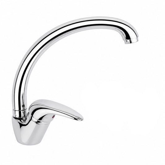 Miscelatore monocomando Vancouver cromo lucido con canna alta girevole