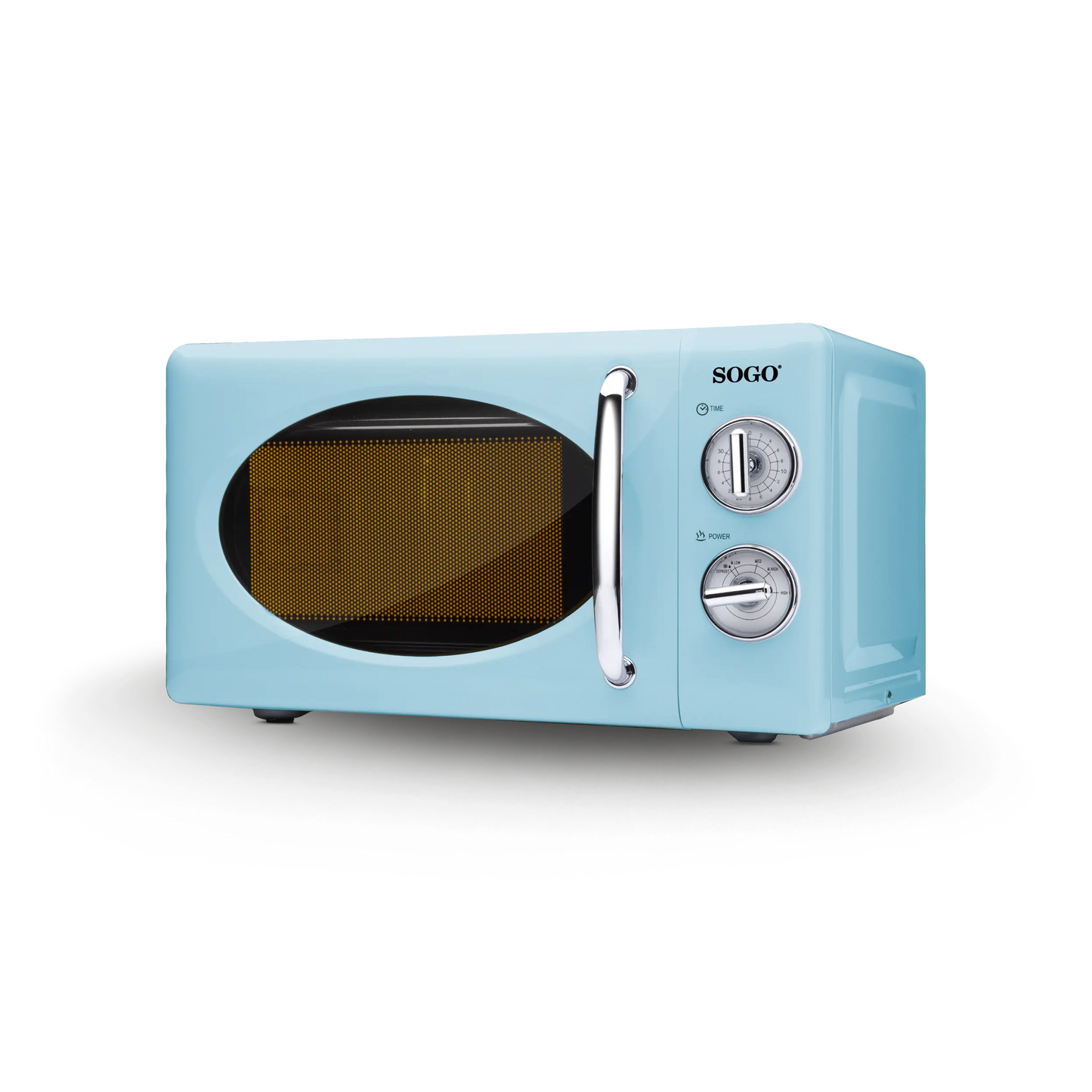 Microondas retro 20L 700W color azul claro