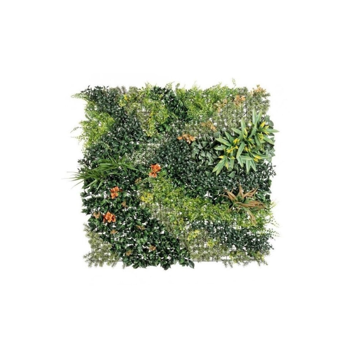 Bizzotto Kunstwand Mix orange Blume 100x100 cm