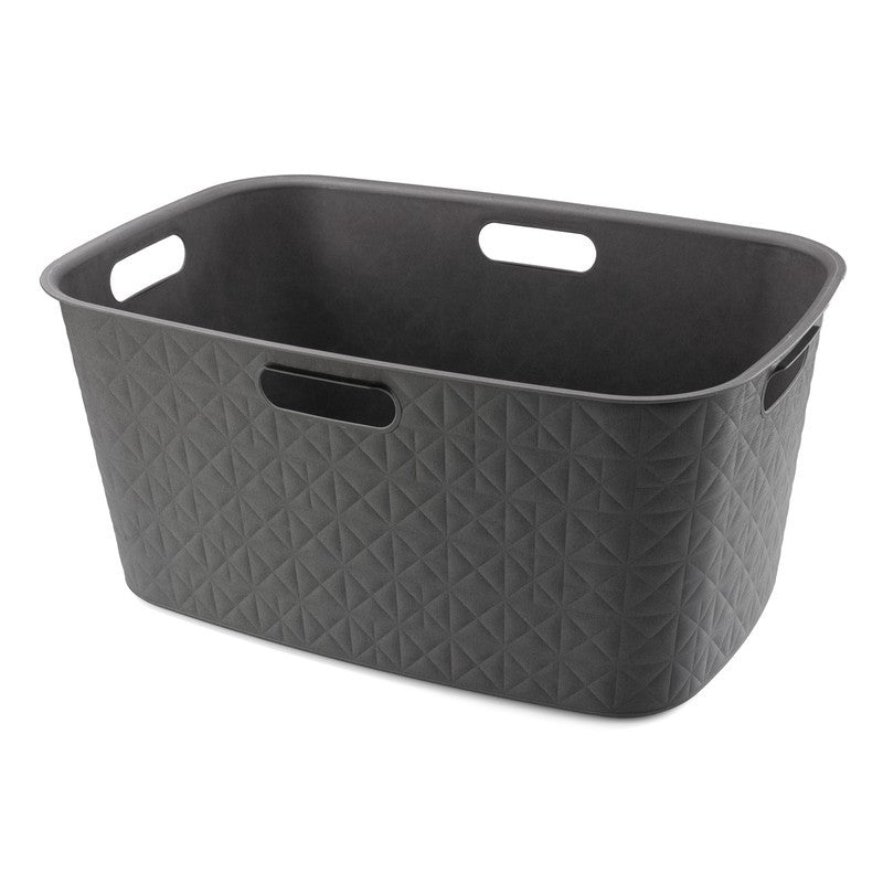 Curver Cesto para la ropa Softex gris 45l cm 57x37x27 h
