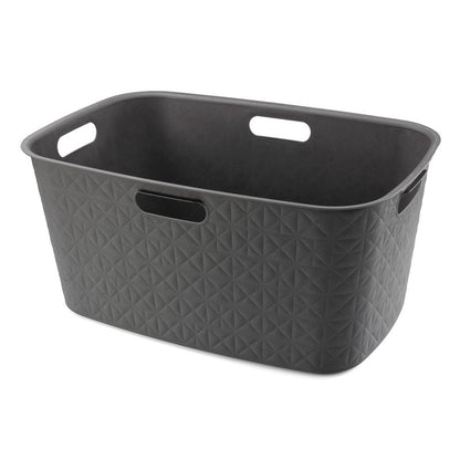 Curver Cesto para la ropa Softex gris 45l cm 57x37x27 h