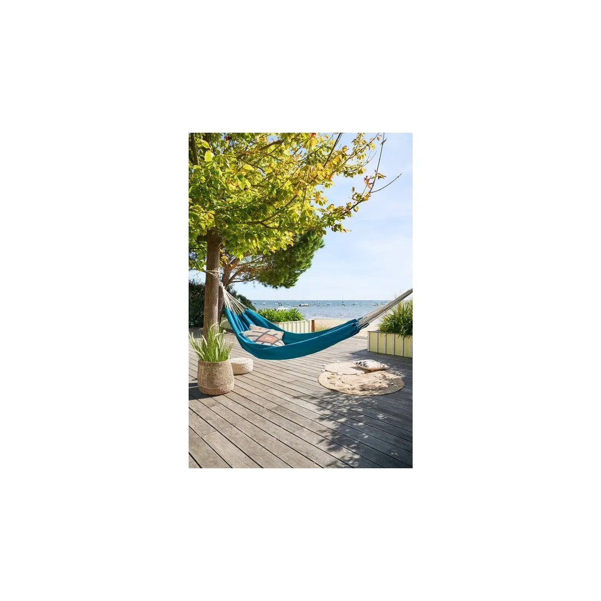 Dark blue Yaqui double hammock 307x150 cm