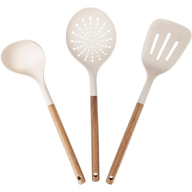 Set of 3 Harmony acacia kitchen utensils