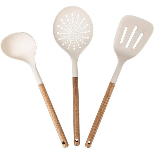 Set of 3 Harmony acacia kitchen utensils