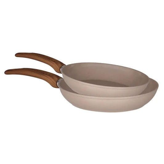 Juego de 2 cacerolas de tierra Ø 24 / 28 cm