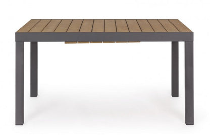 Tavolo allungabile in alluminio Elias 140-200x90 cm