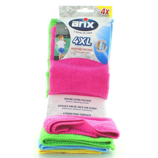 Panno in microfibra multiuso Arix 4 pezzi