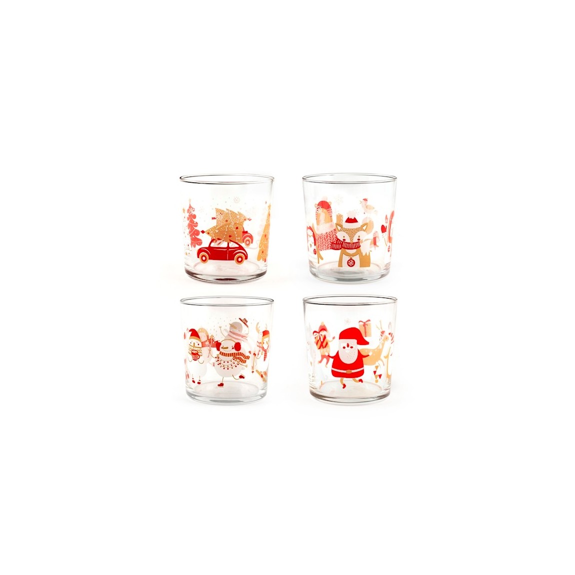 Frohe Weihnachten Glas 35 cl