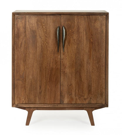 Mobile bar 2 ante in legno stile vintage cm 90x40x108 cm