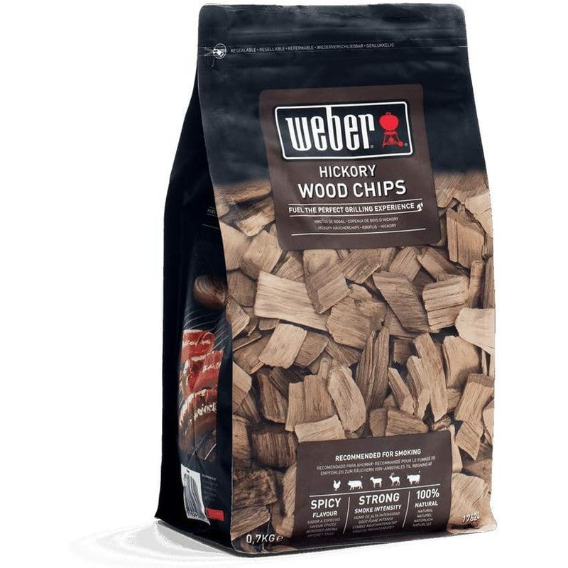 Weber Astillas de madera para fumar Hickory 0,7 kg