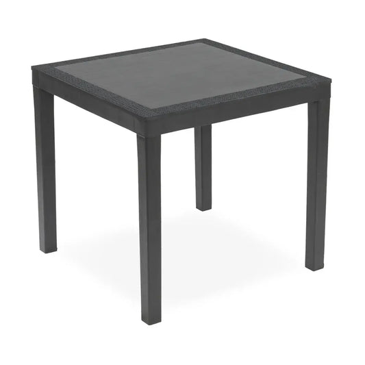 Anthracite Ago resin table 78x78x73h
