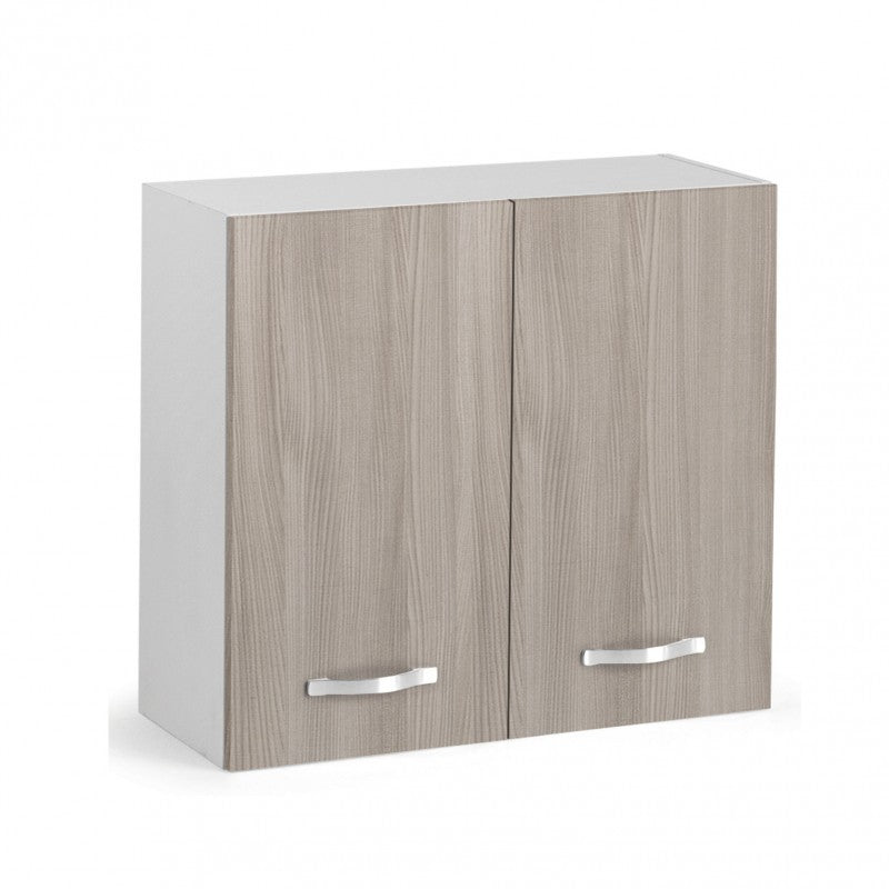 Modular Kitchen Wall Cabinet White with 2 Doors Elm 80x30xH 72