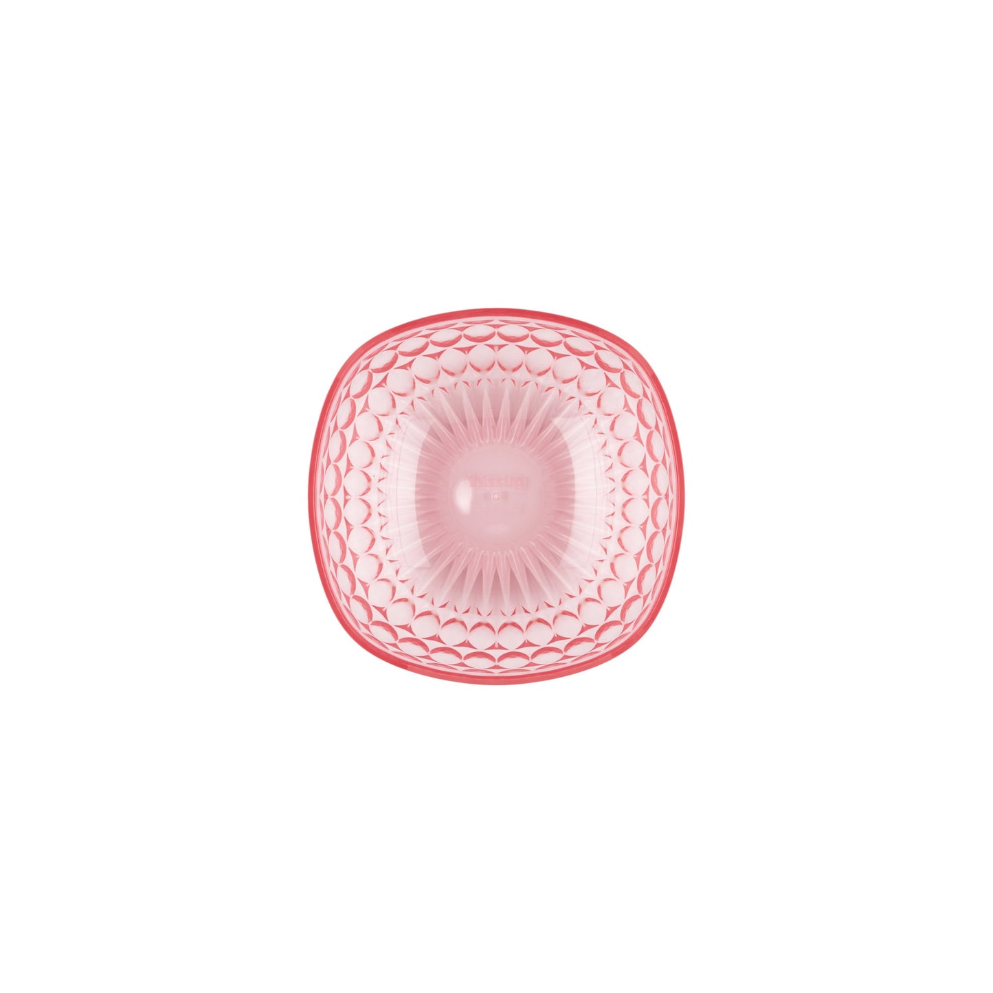 Contenitore Vanity Ø16 cm colore rosa flamingo 16 x 16 x H 7 cm