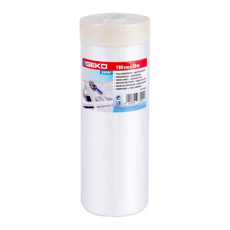 Papierbandrolle mit HDPE-Folie 180 cm x 20 m