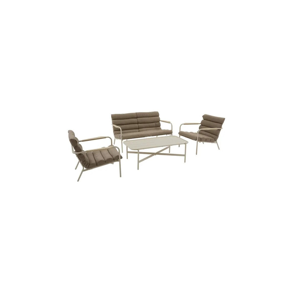 Solani 4-Sitzer-Wohnzimmer aus Lehm